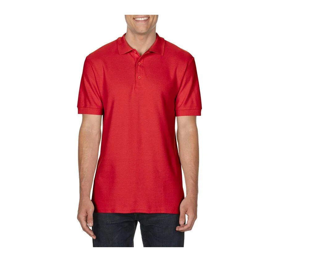 Gildan GN858 Premium Katoenen Dubbele Piqué Polo – Red