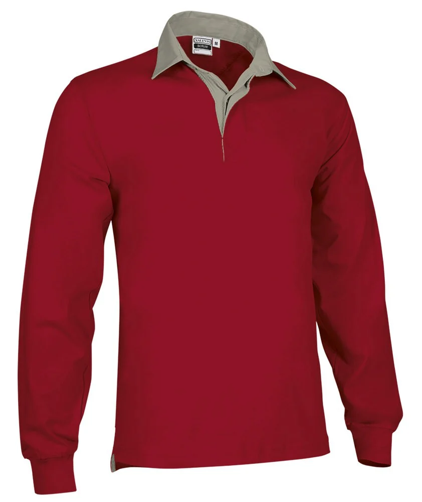 Valento RGVAHML Scrum Rugbypolo Heren – lotto red
