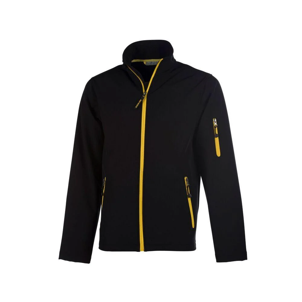 Pen Duick PK767 Atlantic Softshell Jas Kinderen – Black/Gold
