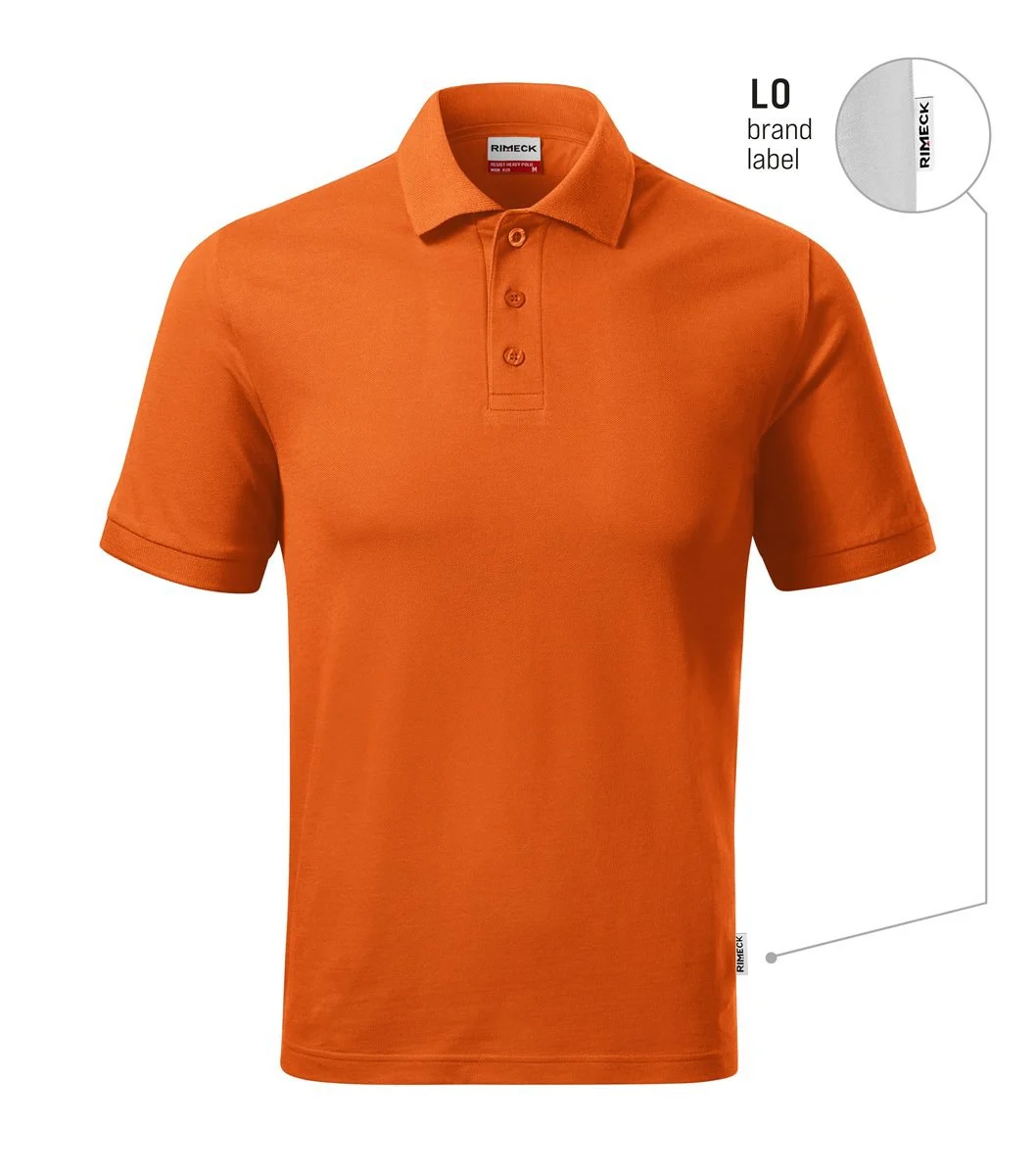 Rimeck R20 Heavy Polo – oranje 11 (merklabel)