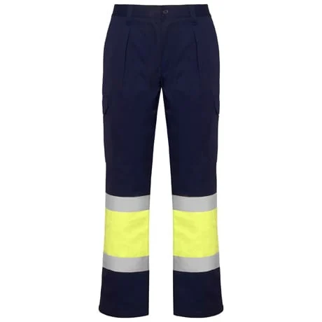 Roly HV9301 Soan Winterwerkbroek Hoge Zichtbaarheid – MARINO/AMARILLO FLUOR