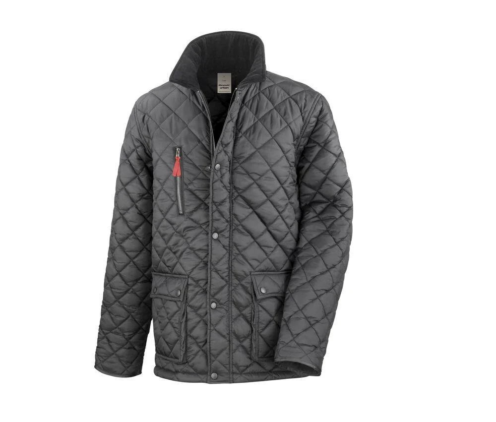 Result RS196 Rider Gewatteerde Jas – Black