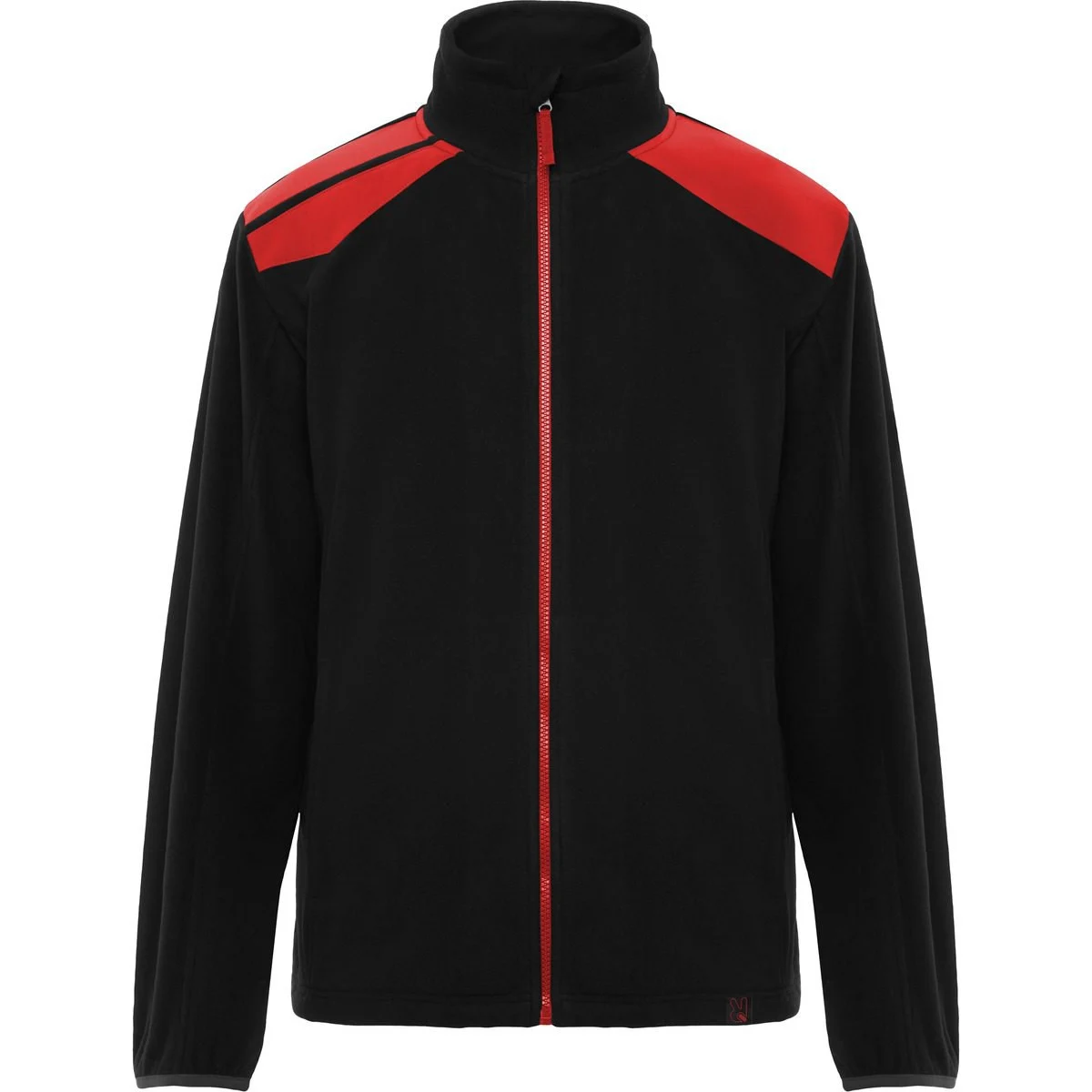 Roly CQ8412 Terrano Fleecejas – Black/Red