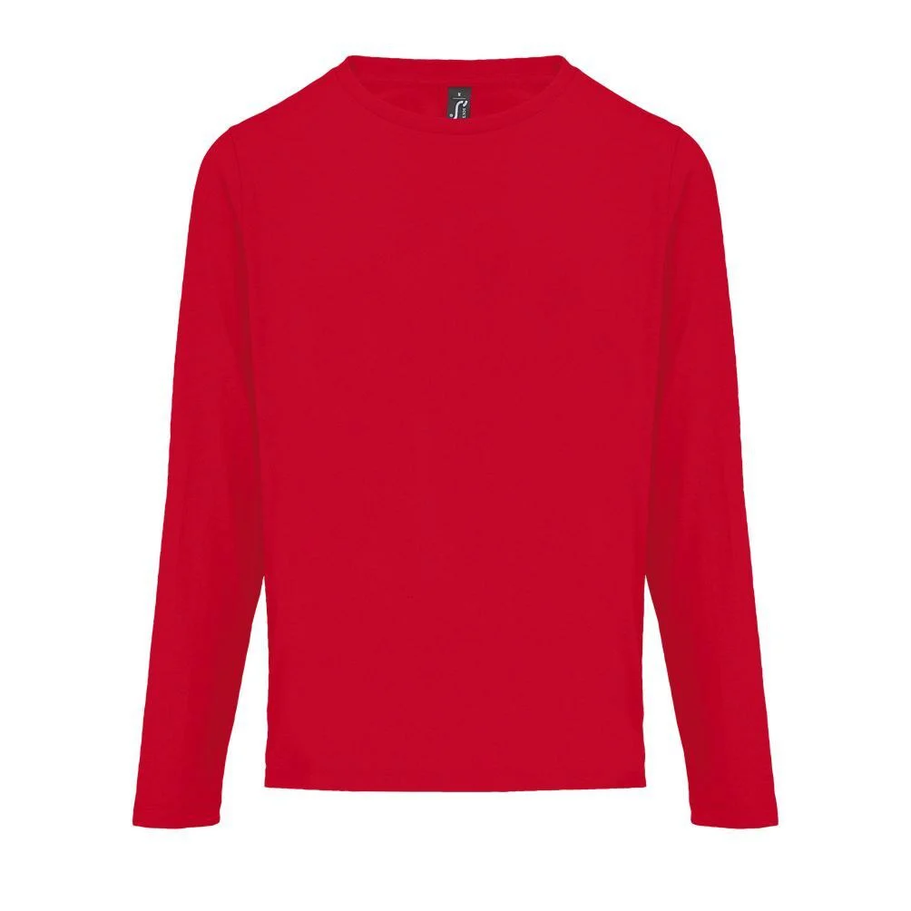 SOL'S 04443 Monarch T-shirt Lange Mouwen Dames – Rood
