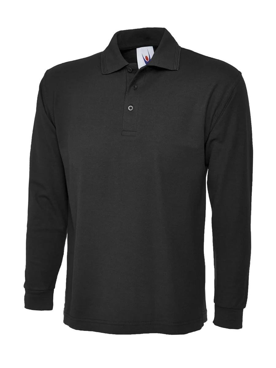 Radsow by Uneek UC113 Polo Lange Mouwen – Zwart