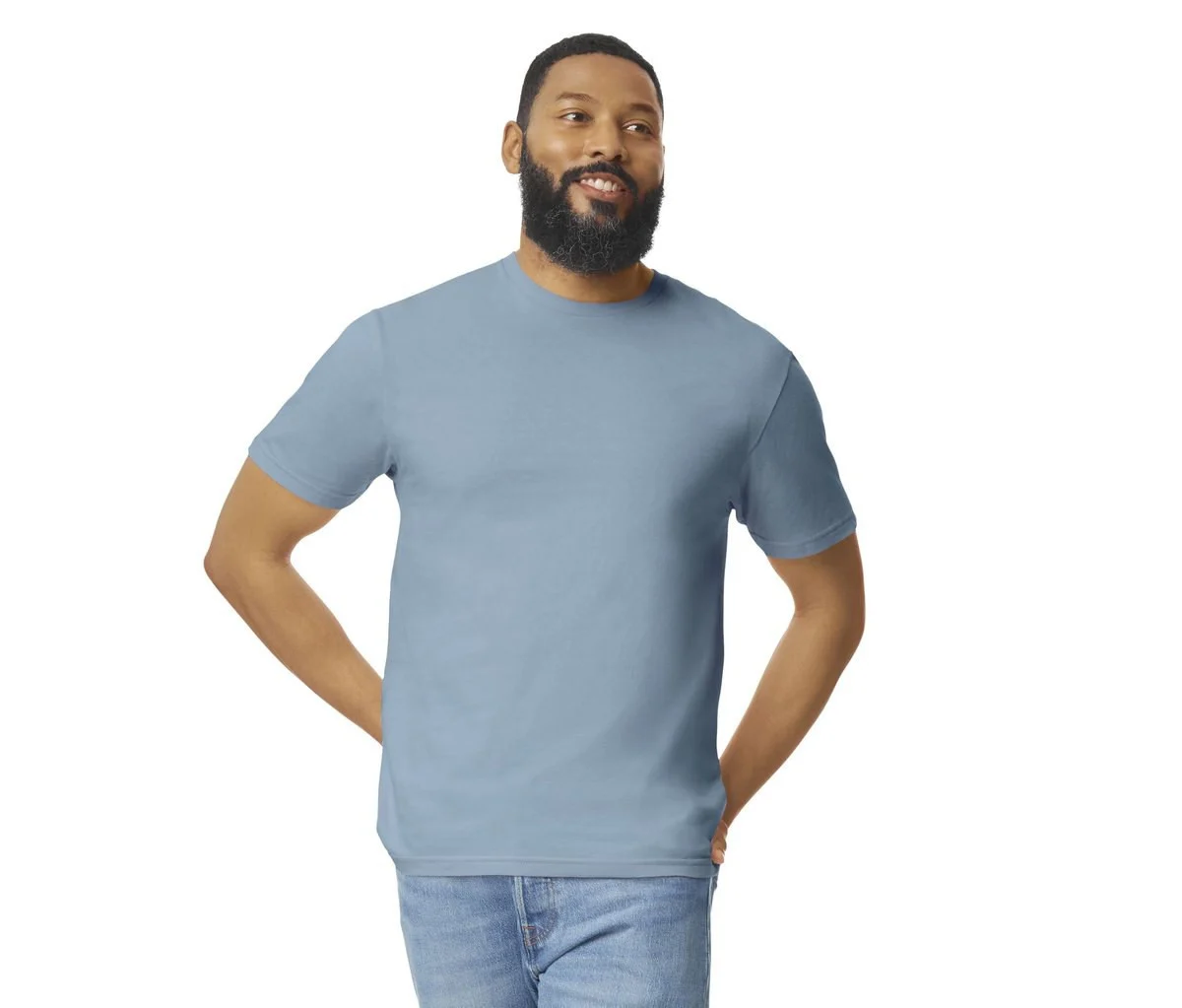 Gildan GN640 Softstyle T-shirt – Stone Blue