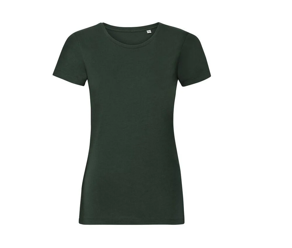 Russell RU108F Biologisch T-shirt Dames – Bottle Green