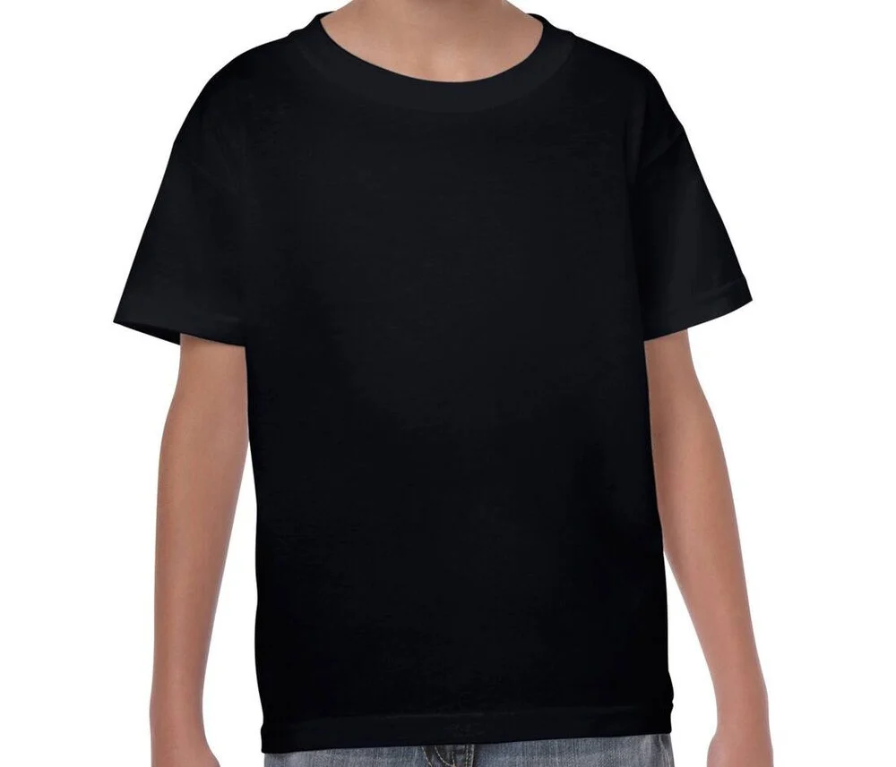 Gildan GN181 T-shirt Kinderen – Zwart