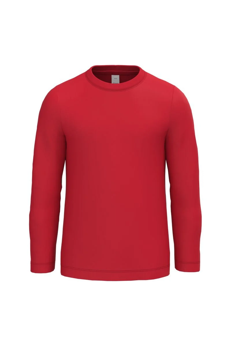 iDeal Basic Brand IB314 T-shirt Lange Mouwen Kinderen – Ideal Red