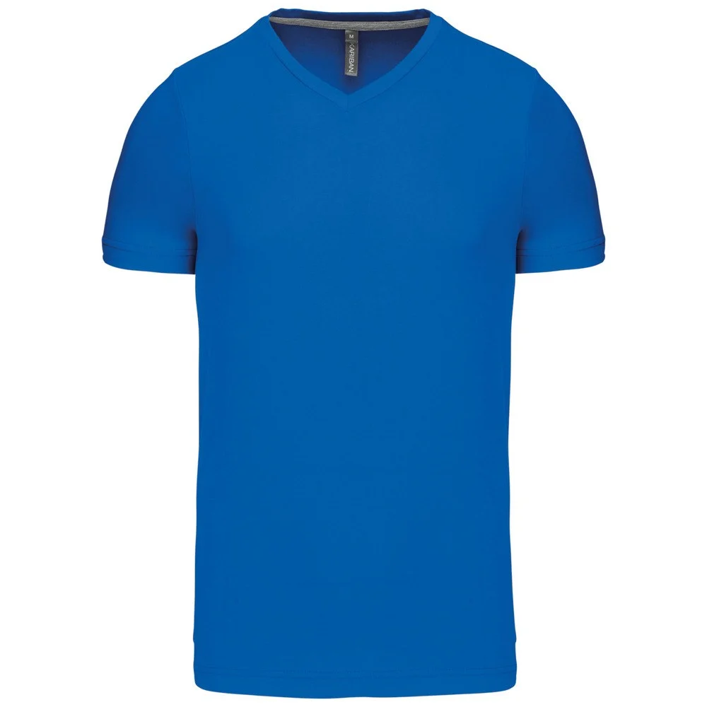 Kariban K357 T-shirt V-hals Heren – Licht koningsblauw