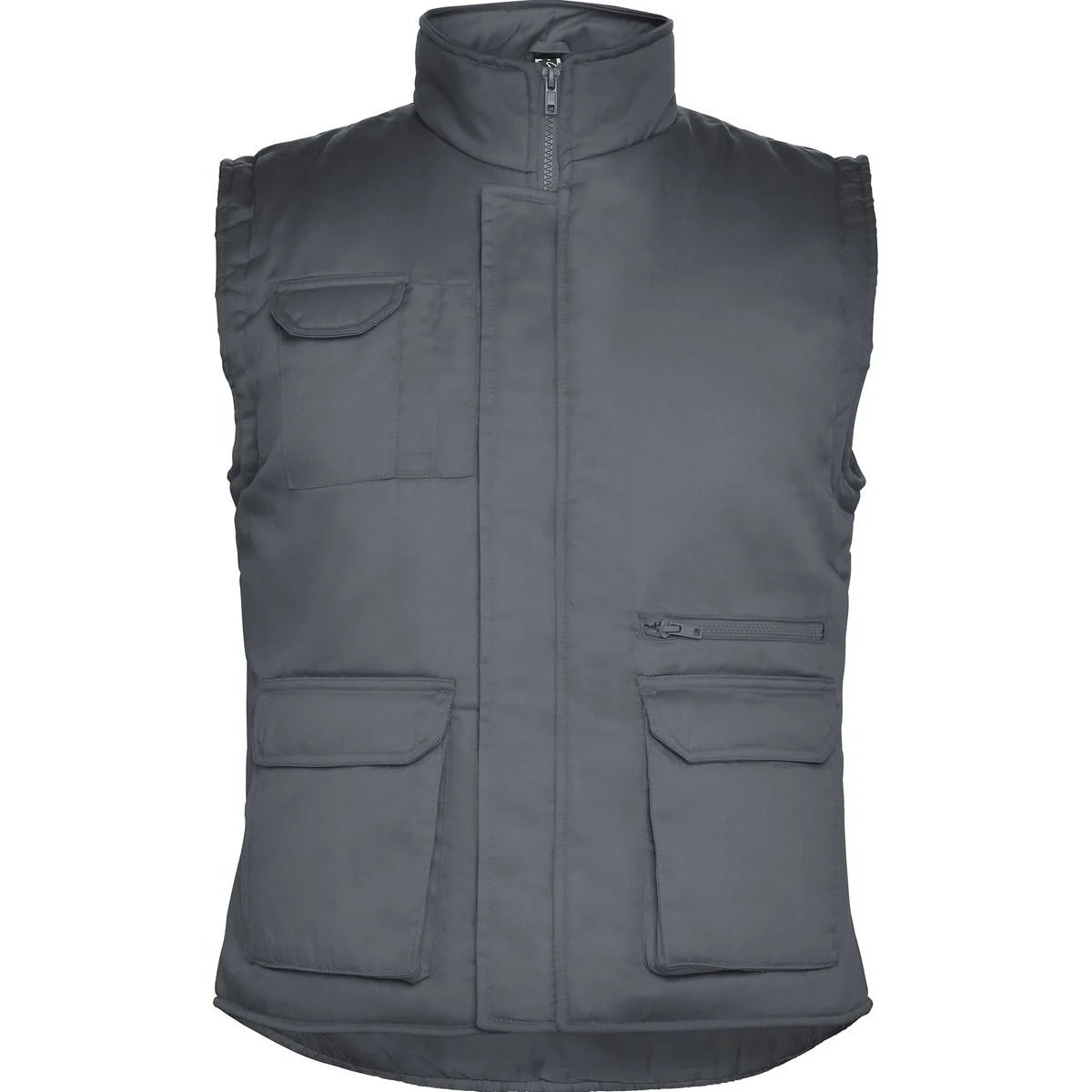 Roly CC5067 Almanzor Multi-pocket Gewatteerde Werkbodywarmer Heren – Lead