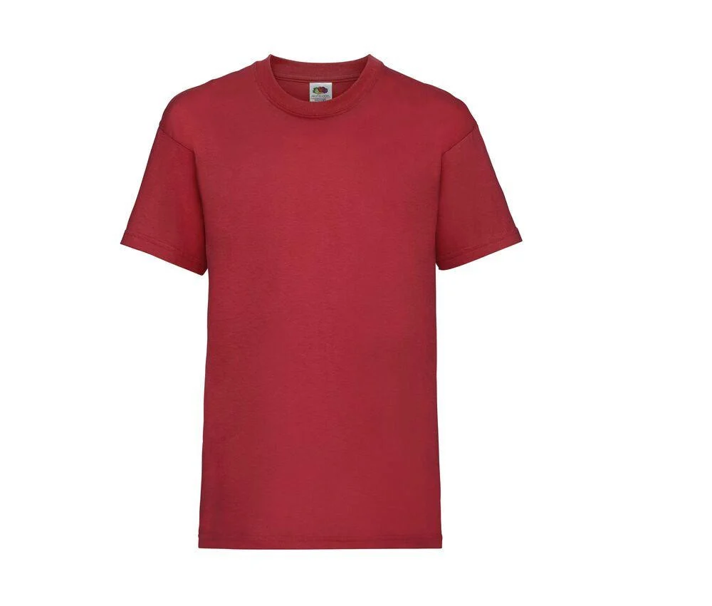 Fruit of the Loom SC231 Valueweight Kinder T-shirt – Red