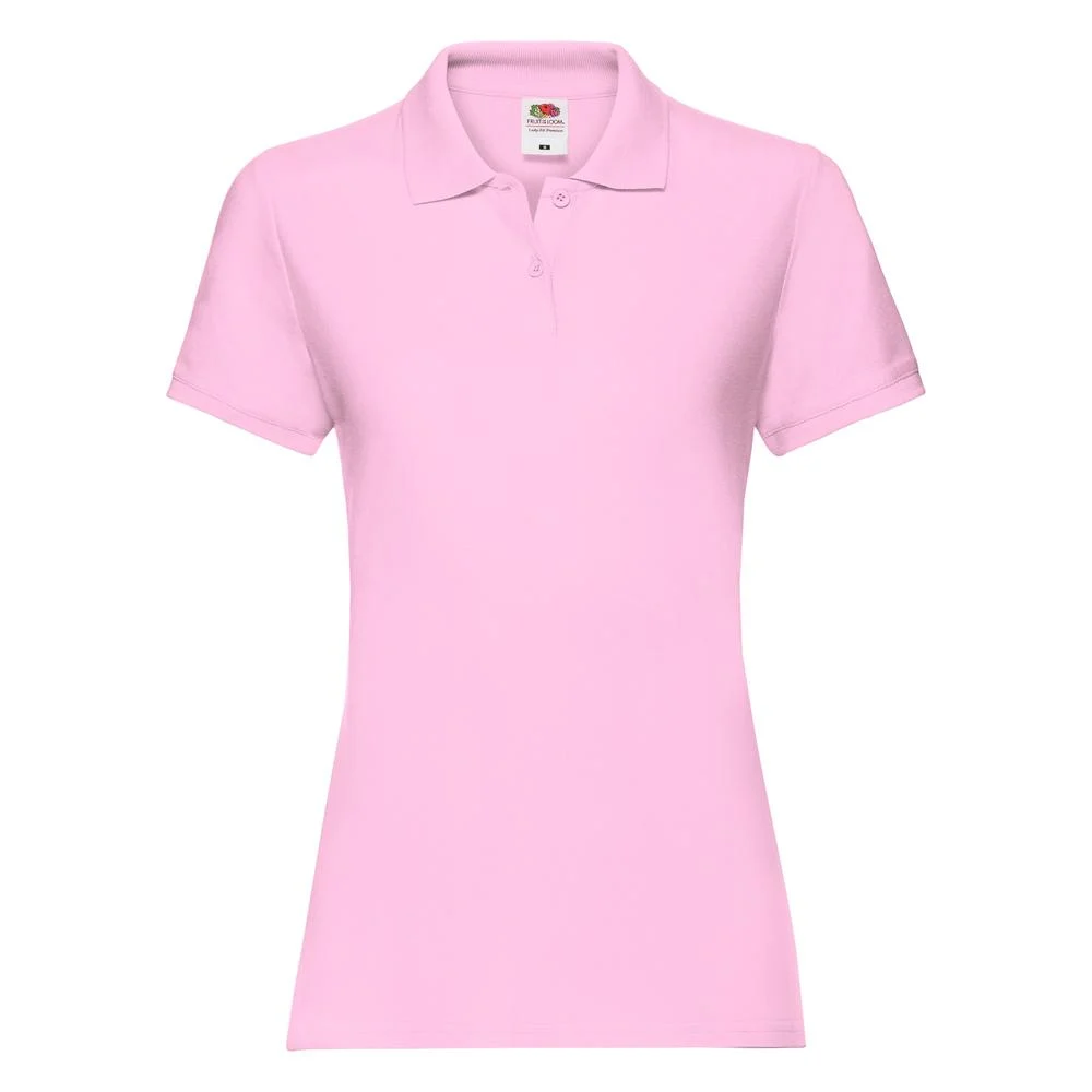 Fruit of the Loom SC63030 Polo Dames – Lichtroze