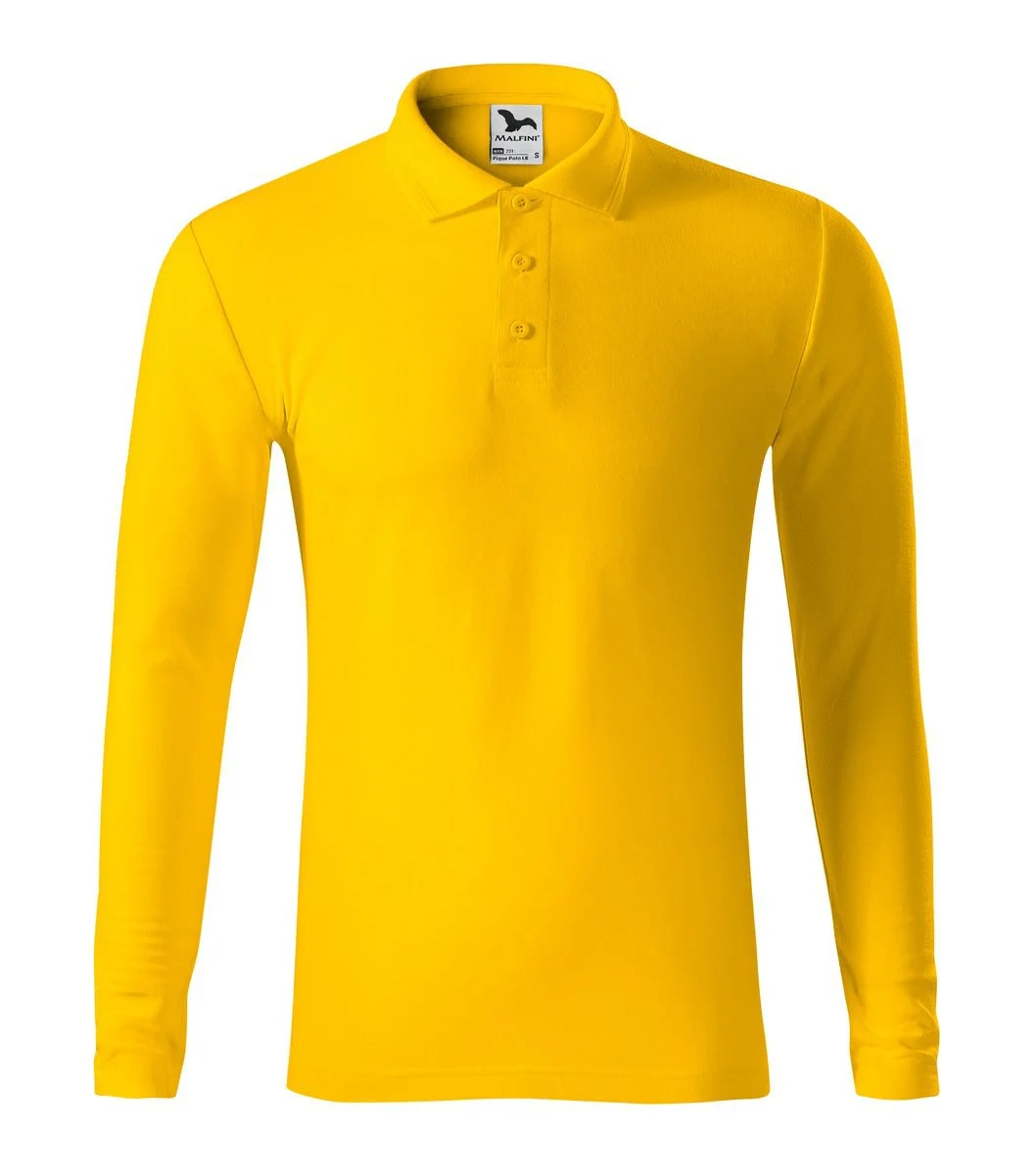 Malfini 221 Polo Lange Mouwen – Geel