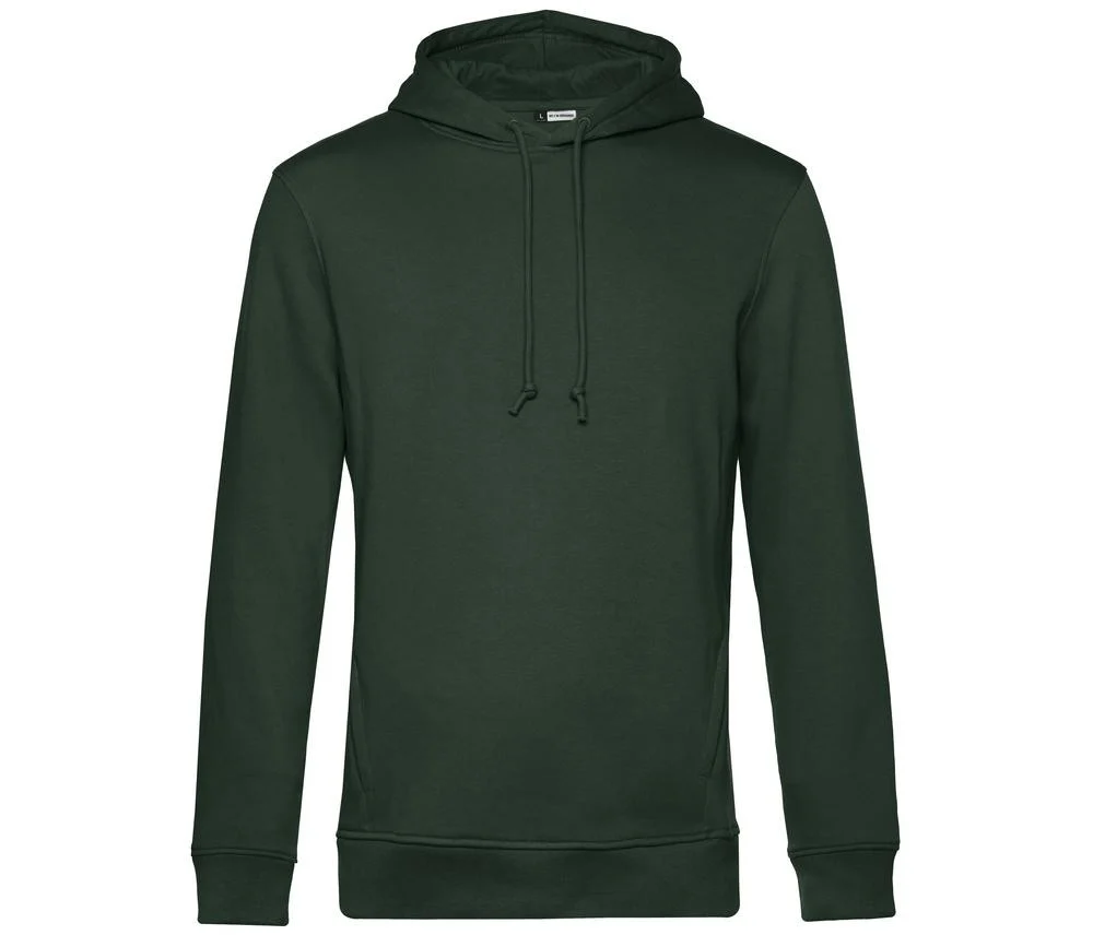 B&C BCU33B Biologische Hoodie Heren – Forest Green