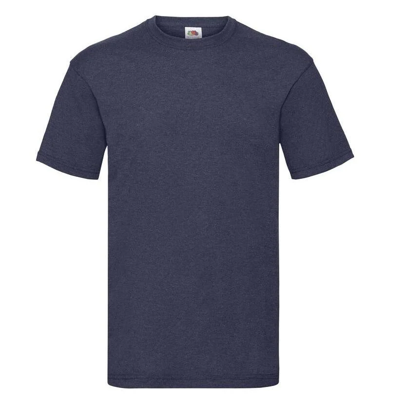 Fruit of the Loom SC230 Katoenen T-shirt – Vintage Heather Navy