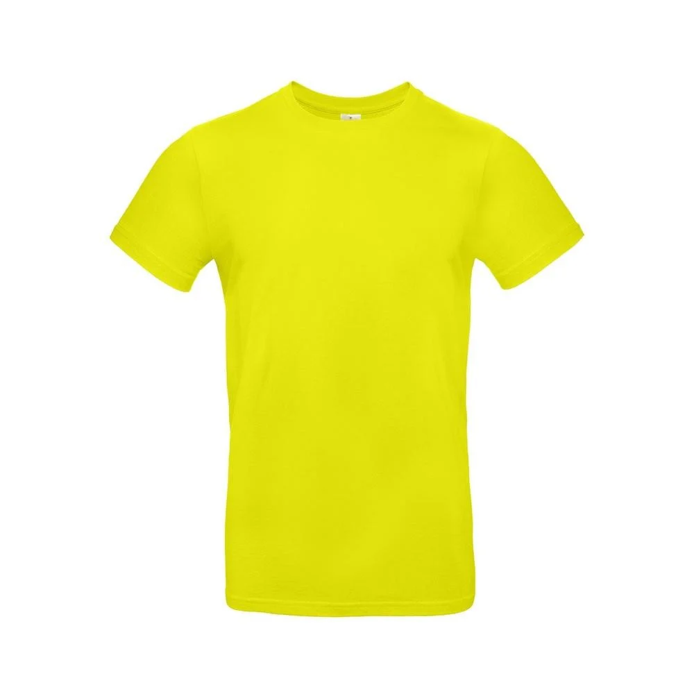 B&C BC03T #E190 T-shirt Heren – Pixel Lime
