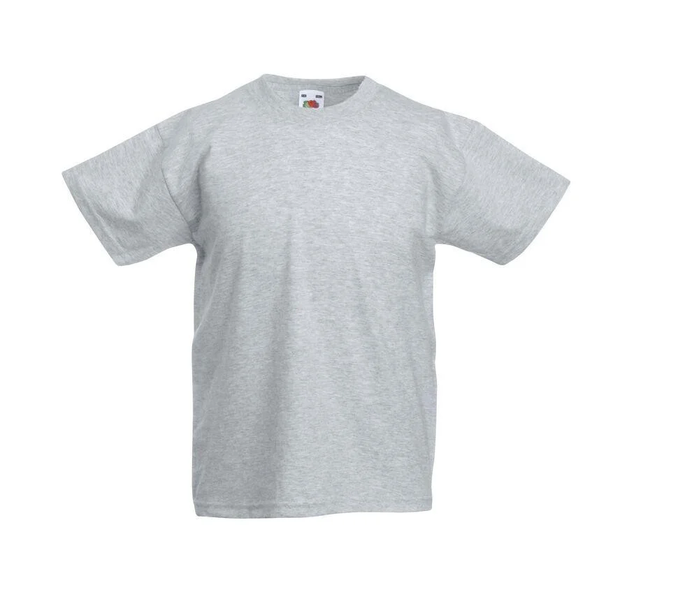 Fruit of the Loom SC231 Valueweight Kinder T-shirt – Heather Grey