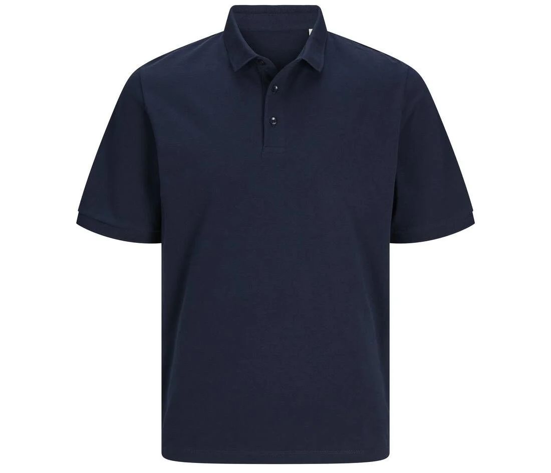 Jack & Jones JJ7556 Polo in Biologisch Katoen – Navy Blazer