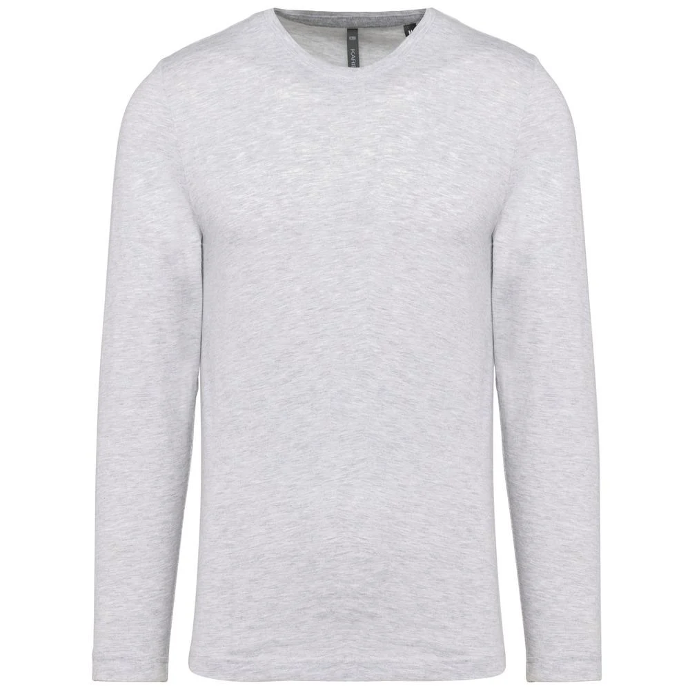 Kariban K359 T-shirt Lange Mouwen Heren – As Heide