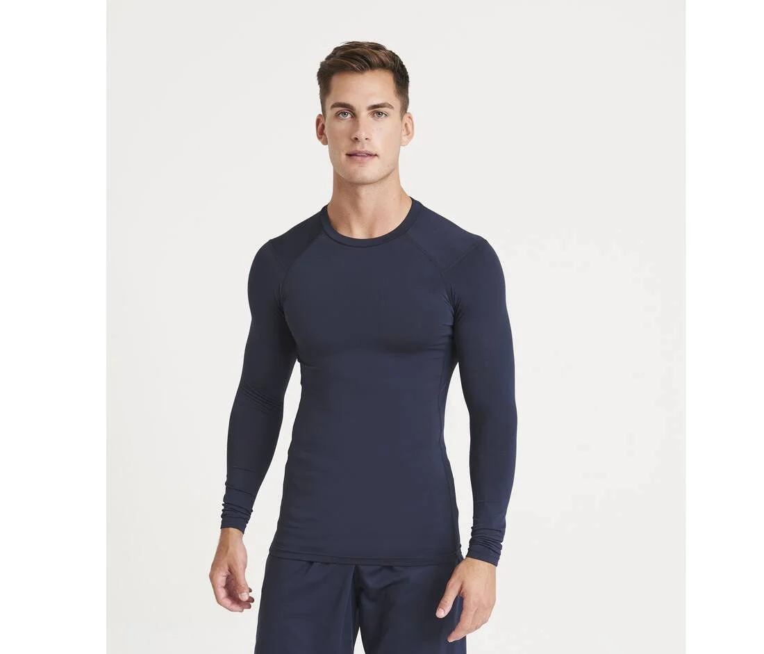 Just Cool JC232 Gerecycled Sportshirt Lange Mouwen – French Navy