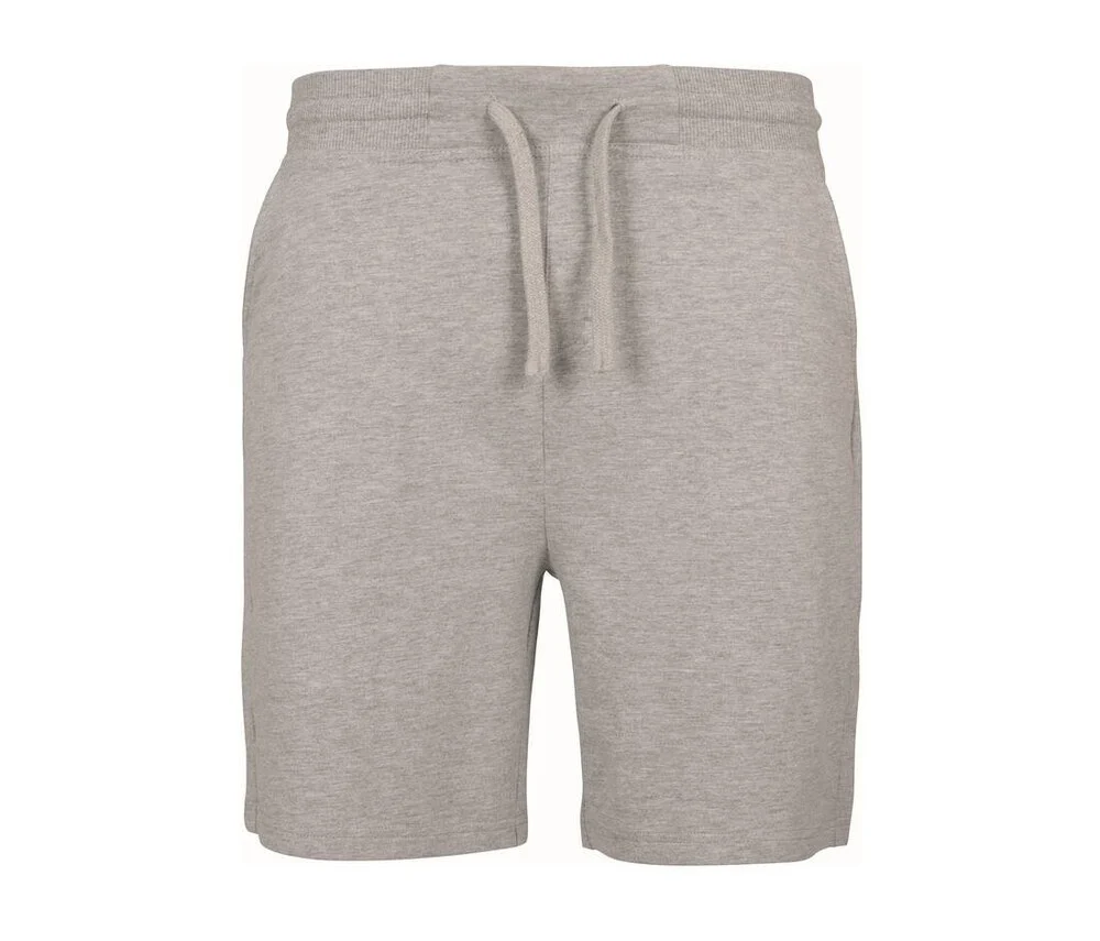 Build Your Brand BY080 Lichte Korte Sportbroek Heren – Heather Grey