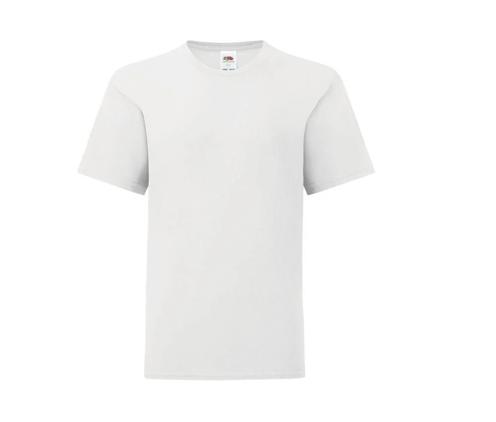 Fruit of the Loom SC6123 Kinder T-shirt – White