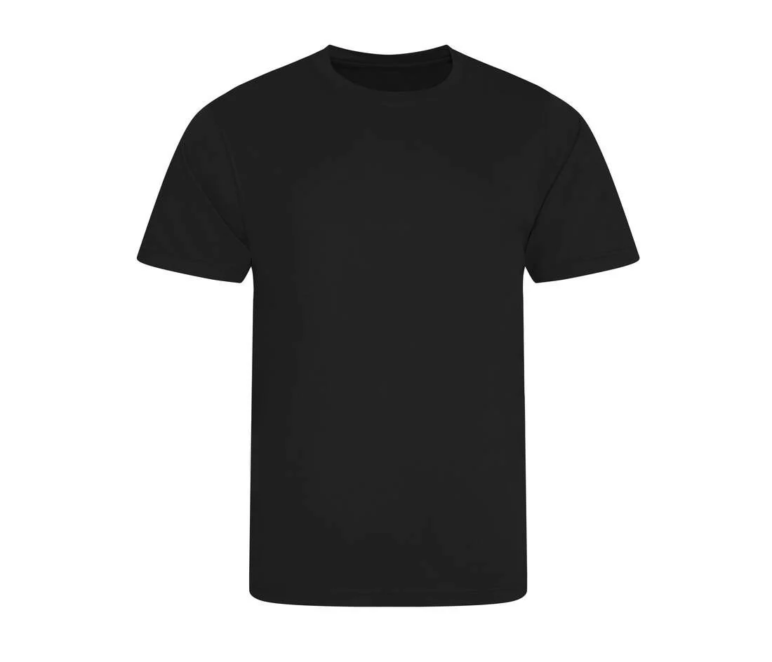 Just Cool JC020 Unisex Ademend T-shirt – Jet Black
