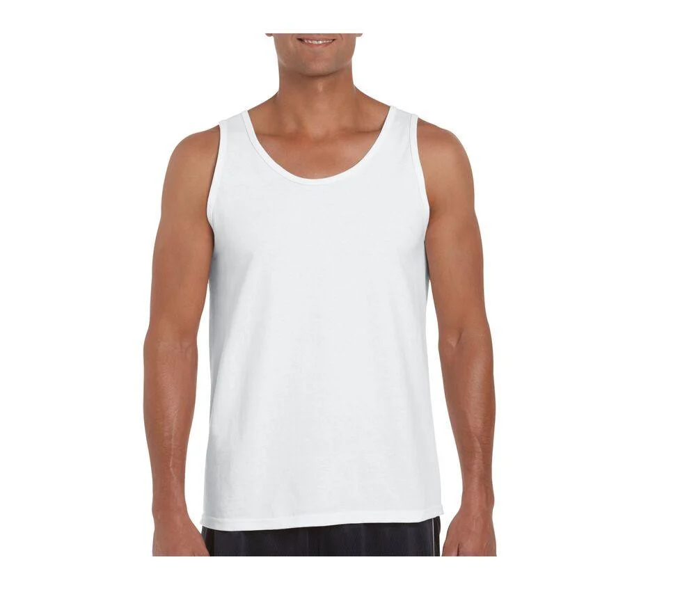Gildan GN643 Softstyle Tanktop Heren – White