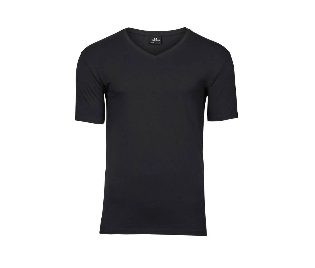 Tee Jays TJ401 Stretch T-shirt V-hals Heren – Black