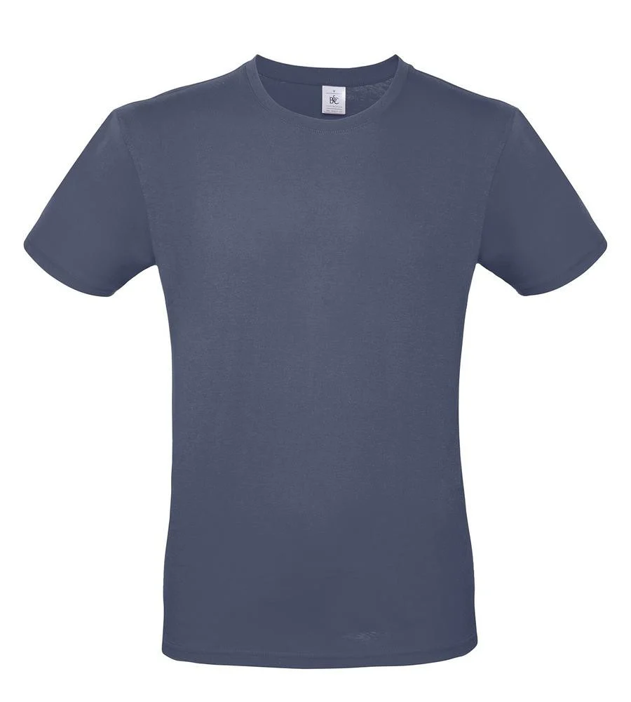 B&C BC01T #E150 T-shirt Heren – Denim