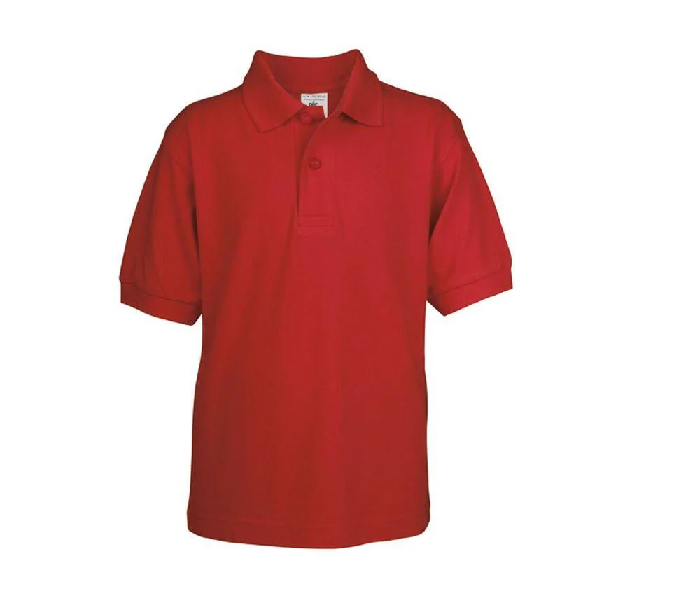 B&C BC411 Safran Kinderpolo – Red