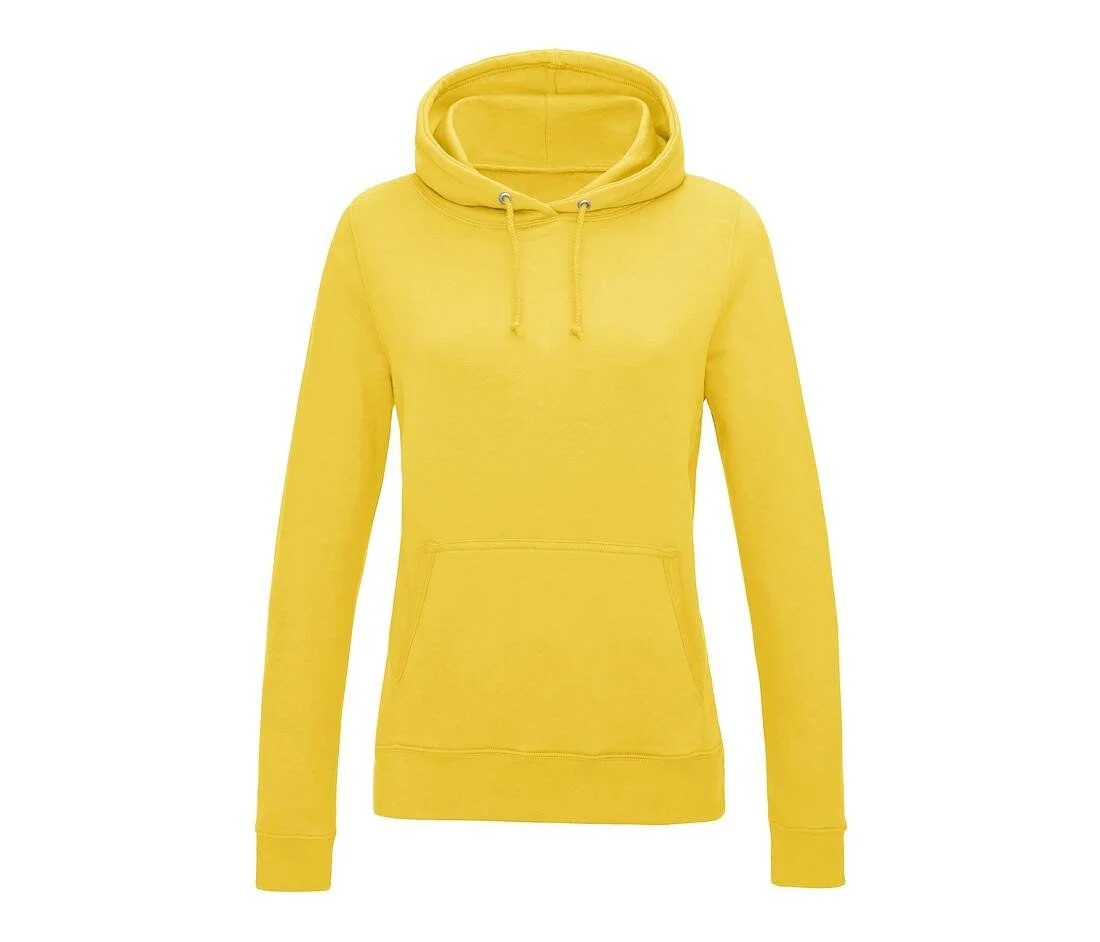 AWDIS JH01F Women's College Hoodie – Sun Yellow