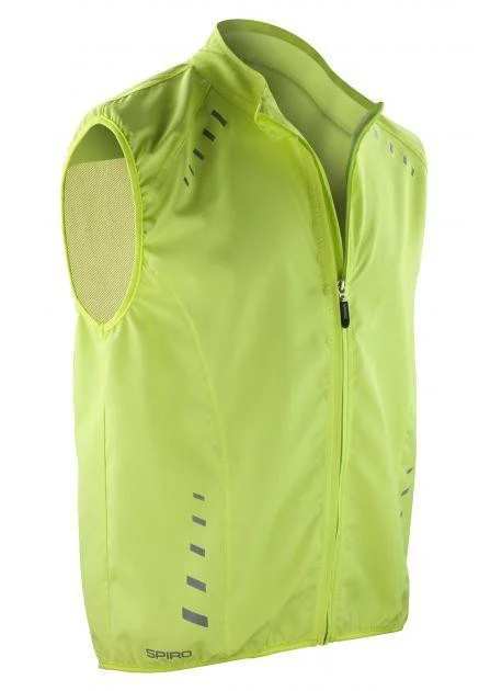 Spiro SP259 Crosslite Bikewear Bodywarmer Heren – Néon Lime