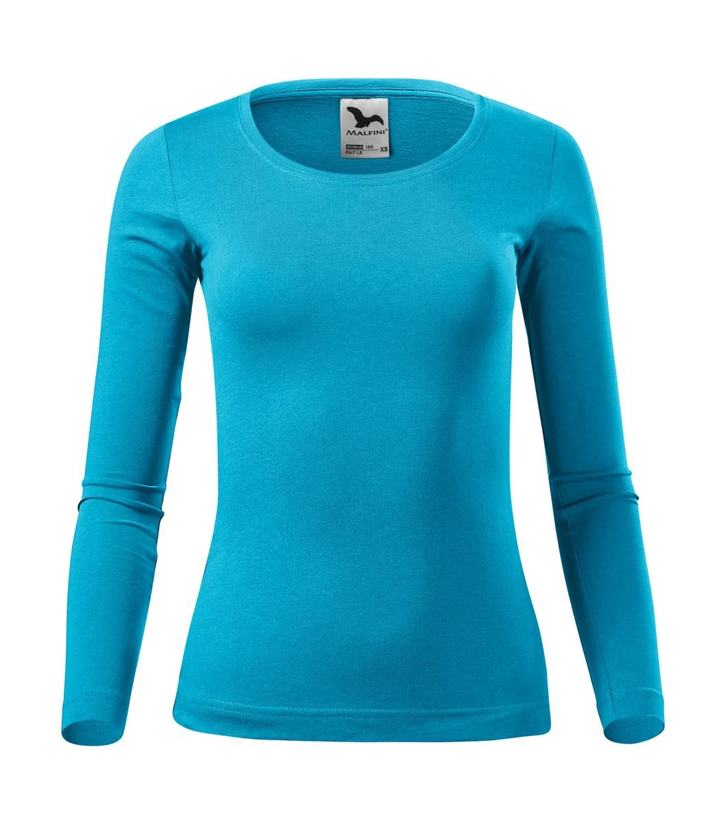 Malfini 169 T-shirt Lange Mouwen Dames – Turkoois