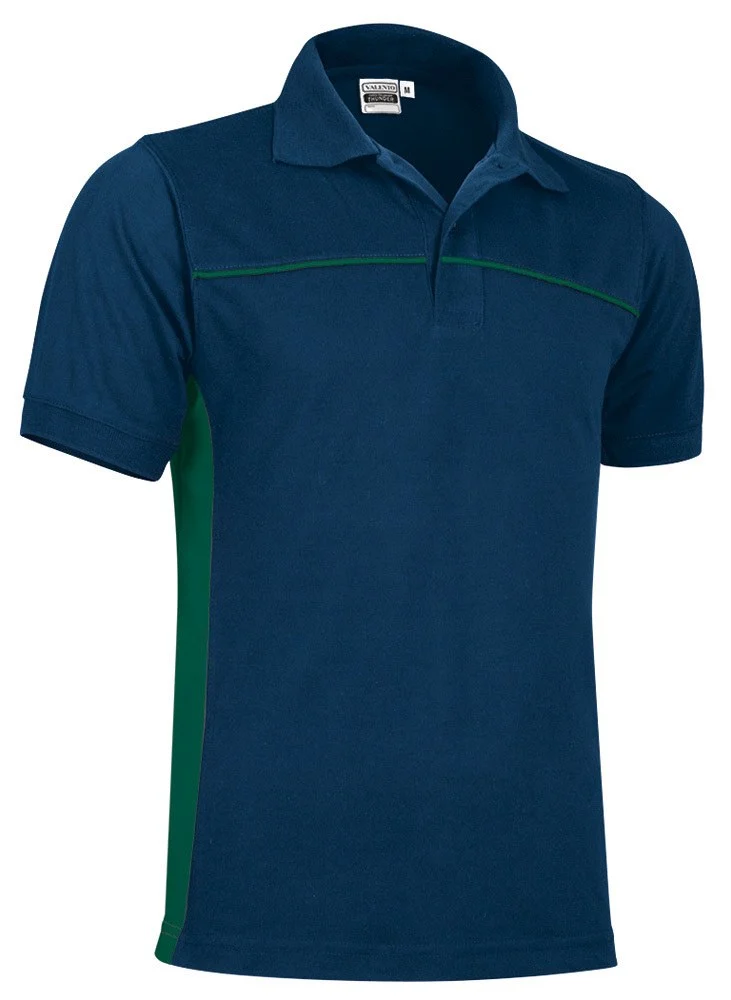 Valento POVATHU Thunder Polo – orion navy blue-bottle green