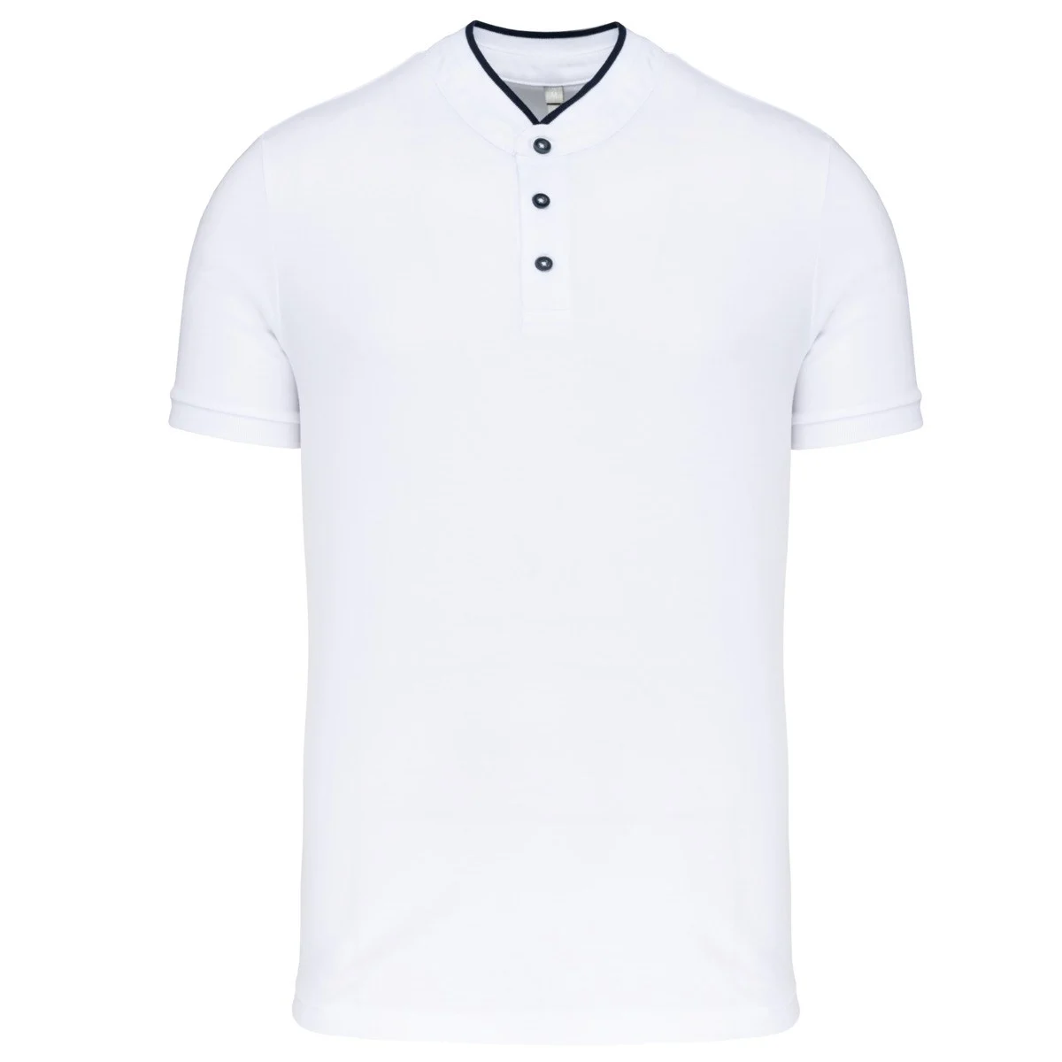 Kariban K223 Polo Heren – Wit / marine