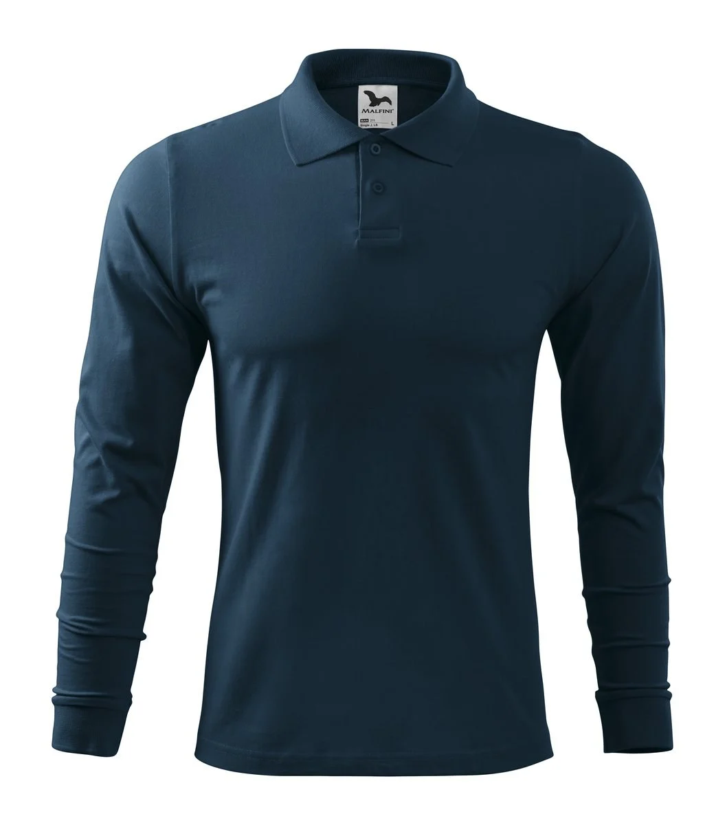 Malfini 211 Polo Lange Mouwen – Zee Blauw