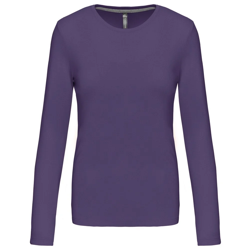 Kariban K383 T-shirt Lange Mouwen Dames – Paars