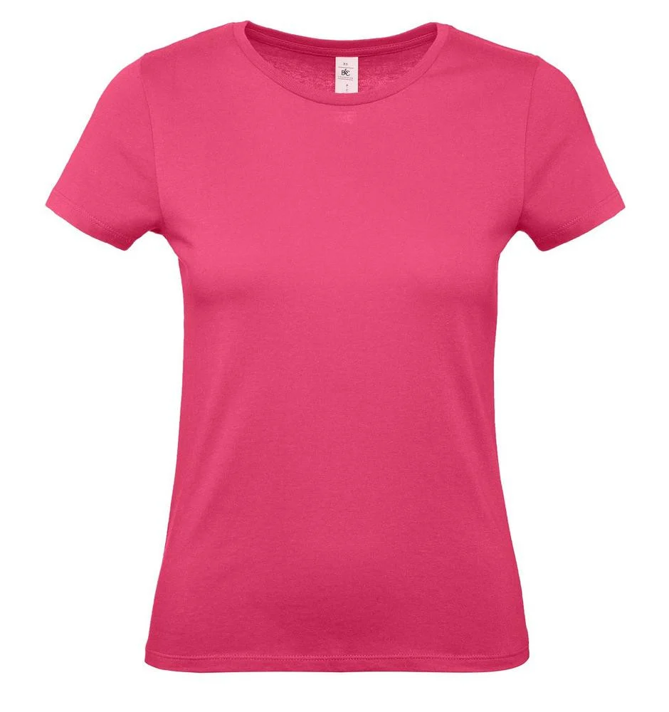 B&C BC02T #E150 T-shirt Dames – Fuchsia