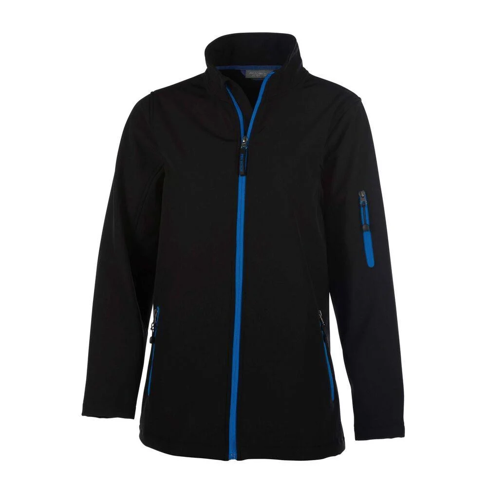 Pen Duick PK769 Atlantic Softshell Jas Dames – Black/Light Royal