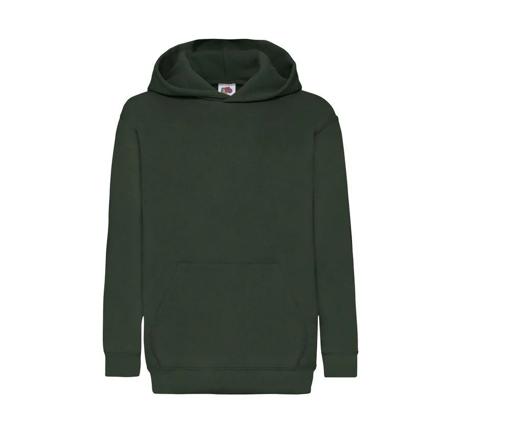 Fruit of the Loom SC371 Kinderhoodie – Bottle Green