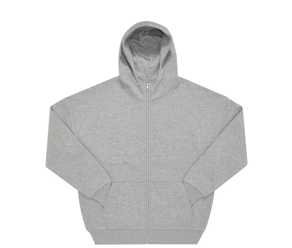 B&C ID334K Kinderritshoodie – Sport Grey