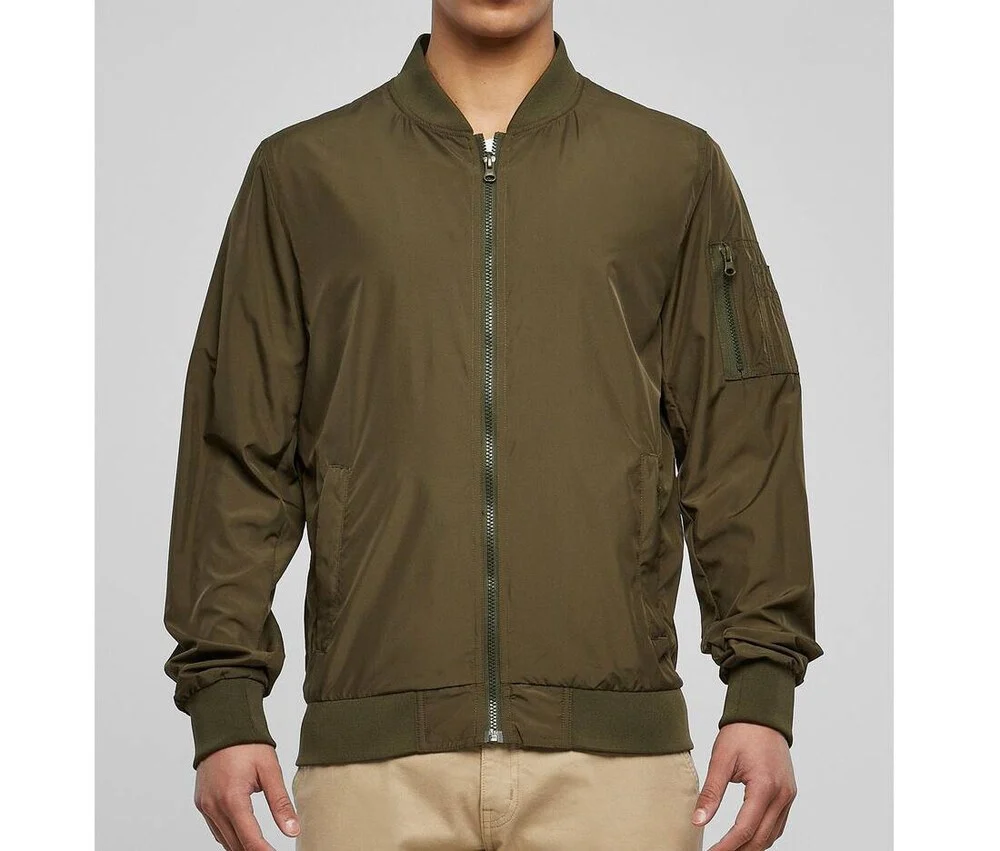 Build Your Brand BY045 Bomberjack Heren – Dark Olive