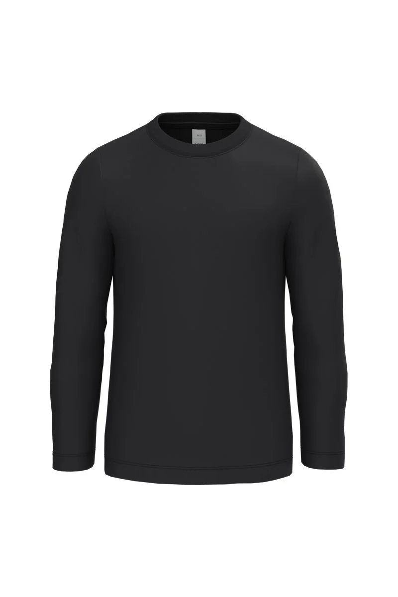 iDeal Basic Brand IB314 T-shirt Lange Mouwen Kinderen – Ideal Black
