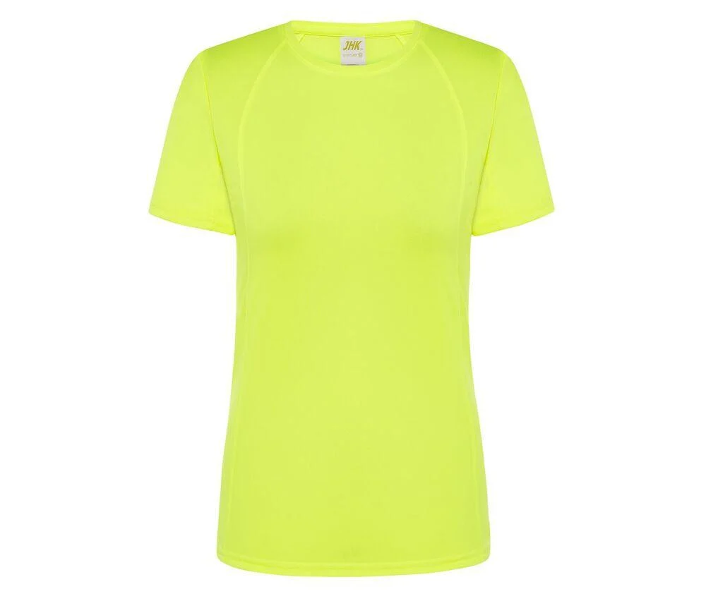 JHK JK901 Sport-T-shirt Dames – Gold Fluor