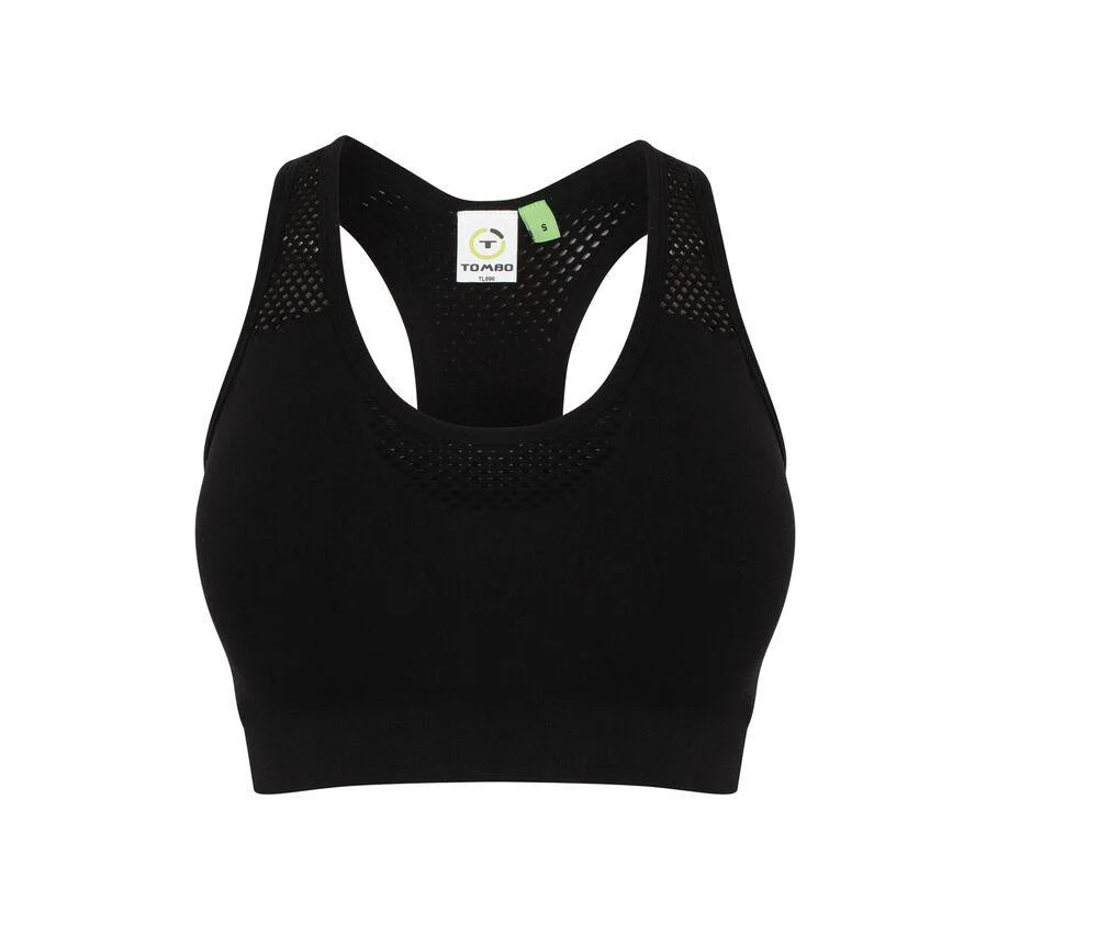 Tombo TL696 Naadloze Sportbeha Dames – Black