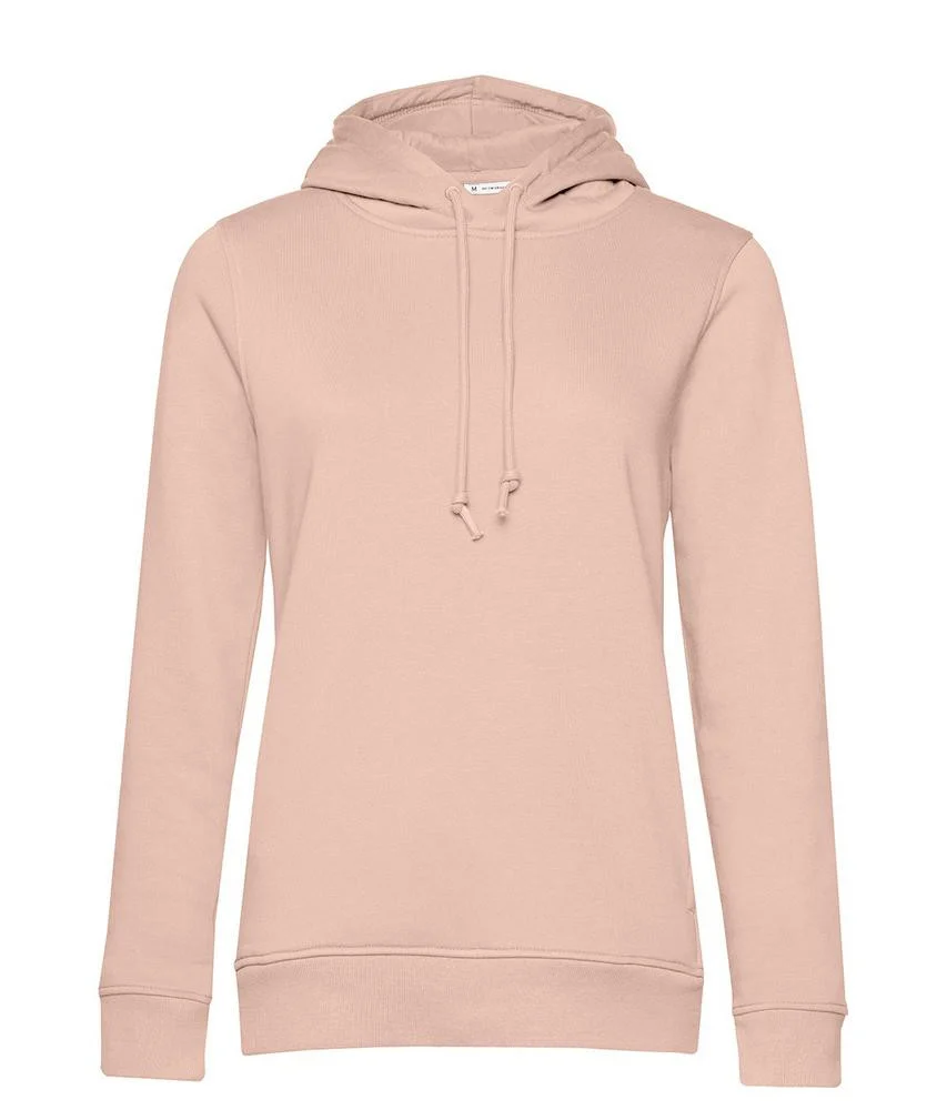 B&C BCW34B Dames Organic Hoodie – Soft Rose
