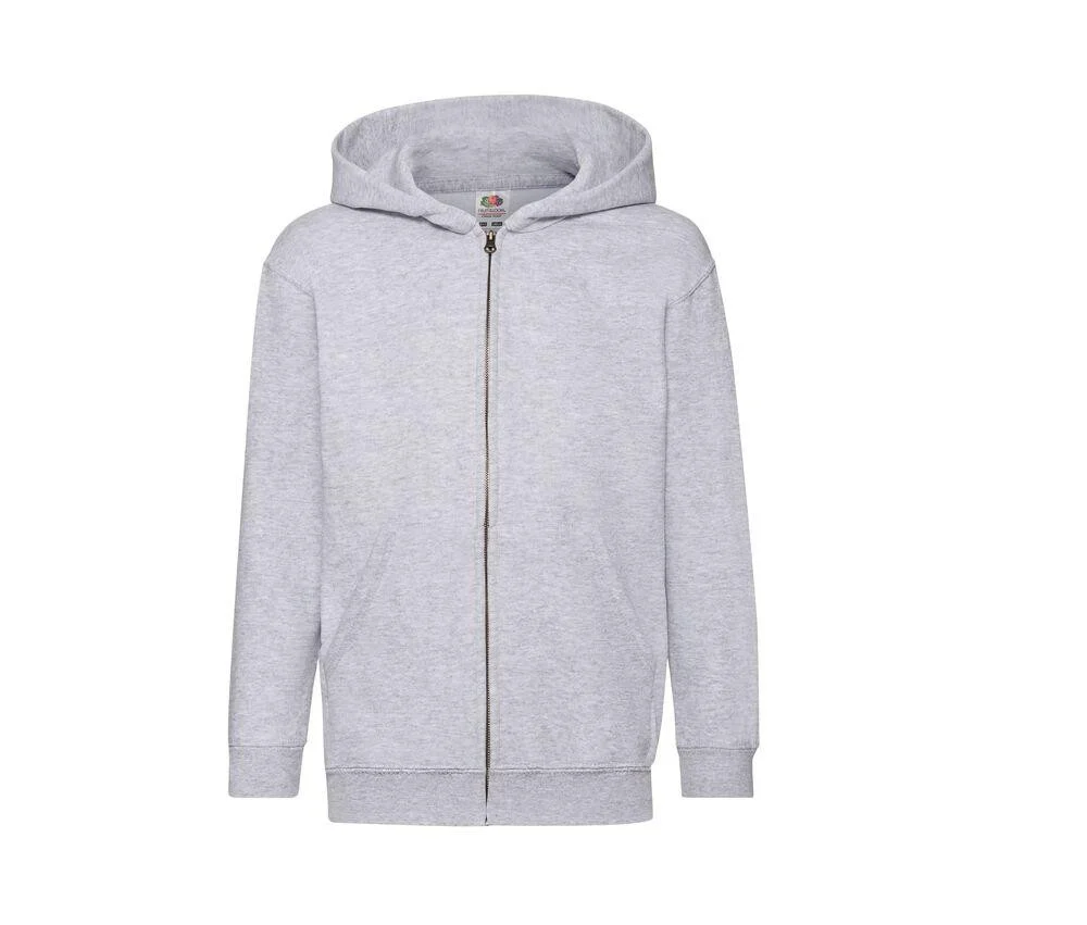 Fruit of the Loom SC379 Kinderritshoodie – Heather Grey