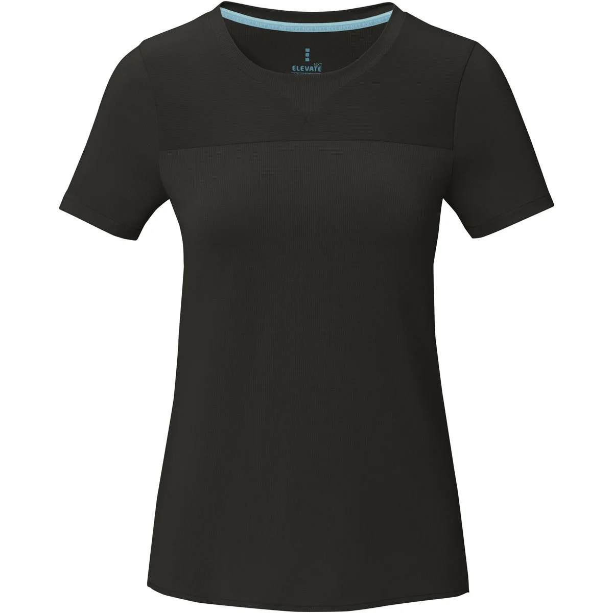 Elevate 37523 Borax Gerecycled Sport T-shirt Dames – Effen zwart